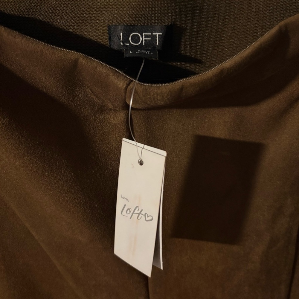 NWT Loft Suede Pants - Picture 9 of 9